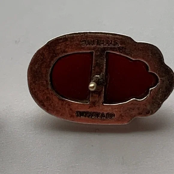 TIFFANY glass Scarab Earrings - Picture 3 of 16